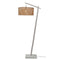 Vloerlamp Java - Bamboe Wit/Naturel - 75x50x176cm