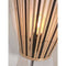 Wandlamp Merapi - Bamboe/Zwart - 30x15x30cm
