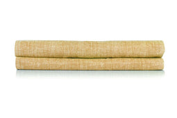 Zo Home Lino Laken Katoen Linnen Look ochre yellow