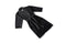 LINNICK Flanel Fleece Badjas Croco - zwart