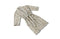 LINNICK Flanel Fleece Badjas Bont Rabbit - naturel
