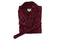 LINNICK Flanel Fleece Badjas Snake - bordeaux/zwart