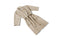 LINNICK Flanel Fleece Badjas Croco - zand