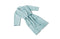 LINNICK Flanel Fleece Badjas Croco - mint groen