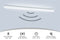 Hyundai Lighting - Waterproof fluorescent tube - With motion sensor - Double tube - 60 cm
