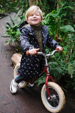 THE YOUNGSTERS - Unisex Kids Rain Parka - Fox Print