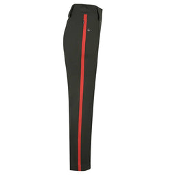 Rain Pants - Green - Red Stripe