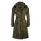 Waterproof Tailored Trenchcoat Satin - Green