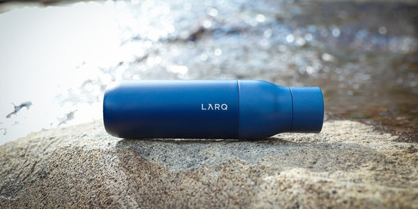 This reusable waterbottle from LARQ cleans itself and its water