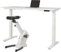 Ergonomisch elektrische verstelbaar zit/sta bureau Teez breed 120CM diep bladkleur Ahorn framekleur Aluminium (RAL9006)