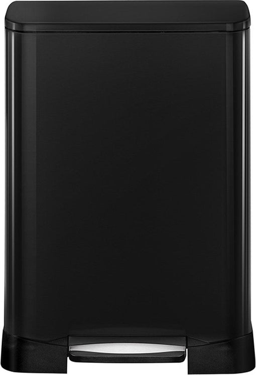 EKO Neo-Cube - Pedaalemmer 28+18L - RVS zwart - Soft-close - Vingerafdrukbestendig
