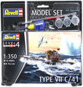 Revell 65154 - Modelbouwpakket - Type VII C/41 onderzeeër 1:350 - Inclusief verf en lijm (35 onderdelen)