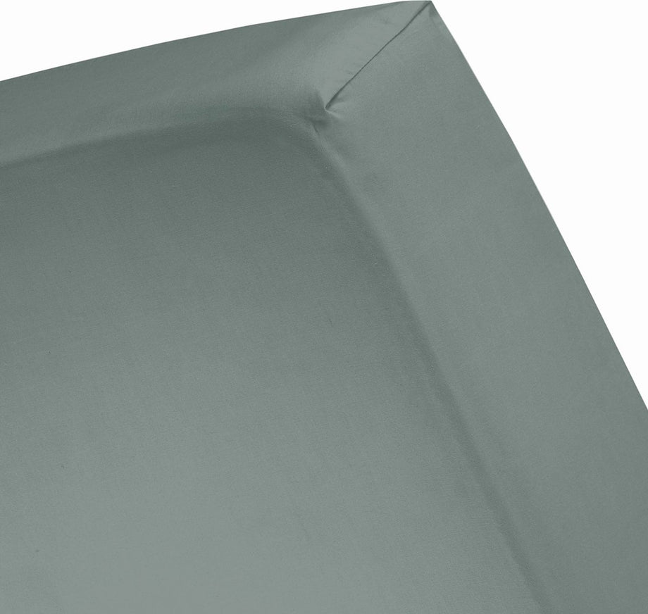 Cinderella Sundays - Hoeslaken (tot 30 cm) - Satijn - 160x220 cm - Green