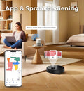 MYBOT X9 PRO - Robotstofzuiger - 6500PA Zuigkracht - Dweilfunctie - Zwart