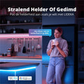 Lideka® - LED strip 10 Meter - RGB-IC - Dreamcolor - App bediening - 16 miljoen kleuren (2 stuks)