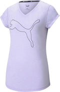 PUMA Train Favorite Heather Cat Tee - Sportshirt Dames - Korte mouw - Wit (XS)