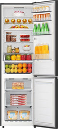 Hisense RB440N4A - Koel-vriescombinatie - A - No Frost - Zwart
