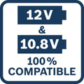 Bosch GOP 12V-28 - Accumultitool - Starlock interface - Blauw Zwart