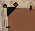 vidaXL - Badkamerspiegel - 50x70x2,5 - cm - massief - mangohout - en - glas