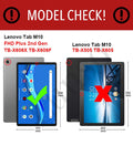 3-Vouw sleepcover hoes - Geschikt voor Lenovo Tab M10 FHD Plus (x606F) - Paars