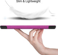 3-Vouw sleepcover hoes - Geschikt voor Lenovo Tab M10 FHD Plus (x606F) - Paars
