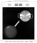 Beko FSM57100GW - Fornuis - Keramische kookplaat - Wit zwart