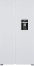Exquisit SBS146-WS-041EW - Amerikaanse koelkast - Waterdispenser - No Frost - 439 liter - Wit