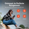 QuchiQ™ Powerbank 20000mAh - Draadloze oplader - Quick Charge - 3 apparaten tegelijk opladen