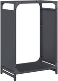 vidaXL - Brandhoutrek - 44x28x65 - cm - koudgewalst - staal - antracietkleurig