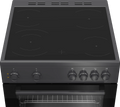 Beko FBM6701A - Vrijstaand Fornuis - 4 Vitroceramic Hob - 9400 W - Anthracite
