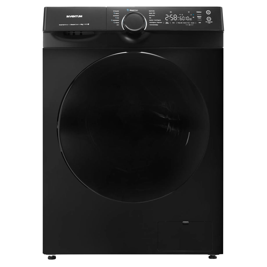 Inventum VWM8010B - Wasmachine - 14 wasprogramma's - Zwart