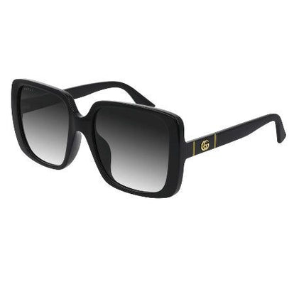 Gucci GG0632SA - Dames Zonnebril - UV400 bescherming - Zwart/Grijs - Maat 56 mm