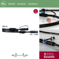 Paulmann Plug & Shine Kabel - 1m - 3 uitgangen IP68 - Zwart