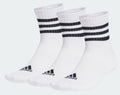 adidas Sportswear 3-Stripes - Korte Sokken - Laag model - Wit (3 paar)