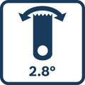 Bosch GOP 12V-28 - Accumultitool - Starlock interface - Blauw Zwart
