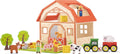 Woet® Houten Speelgoedboerderij - Boerderij Speelset - Inclusief Dieren en Tractor - Vanaf 3 Jaar