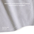 Home by TEMPUR® - Topper Hoeslaken - Strijkvrij - Katoensatijn - Wit - 90 x 200 x 9 cm