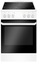 ok OFC 12321-1 A - Fornuis - Elektrisch - Keramisch - 4 kookzones - breedte 49.5 cm - wit