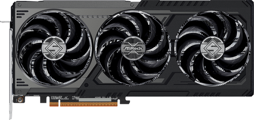ASRock Radeon RX 9070 XT - Grafische kaart - 16 GB GDDR6 - Steel Legend Dark