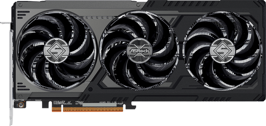 ASRock Radeon RX 9070 XT - Grafische kaart - 16 GB GDDR6 - Steel Legend Dark