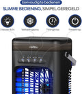 NIVADA Mini Airco F25 - Aircooler - 1000 mL - 2 Coolpacks - Zwart