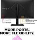 HP Omen 27q (780H4AA) - Gamingmonitor - QHD 165 Hz 1 ms - Zwart
