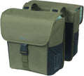 Basil GO - Dubbele fietstas MIK - 32L - Solid black - Waterafstotend - Reflectiedetails