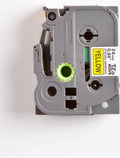 TZ-S651 24mm - black on yellow - extra sticky (8m)