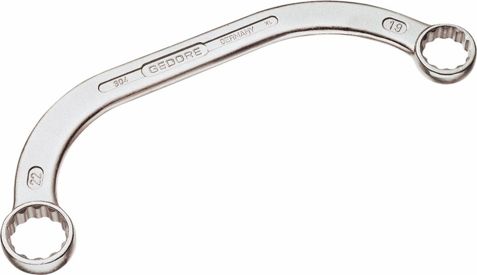 Gedore 6470040 304 11X13 Gebogen ringsleutel (startersleutel) Sleutelbreedte (metrisch) 11 - 13 mm
