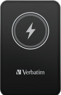 Verbatim Charge 'n' Go 5000mAh - Magnetische Draadloze Powerbank - 15W Snelladen - Zwart