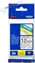 Brother P-Touch TZe-131 - Lettertape - gelamineerd 12mm - zwart op transparant (8m)