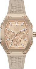 Ice-Watch - Ice boliday Timeless - Bruin dameshorloge met siliconen band - 38 mm (Small)