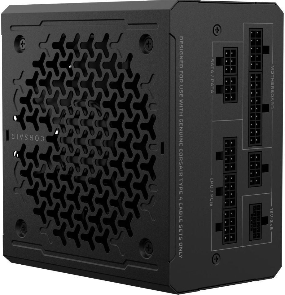 Corsair RM1000e (2025) - Voeding - 1000W Cybenetics Gold - Zwart