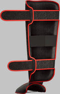 RDX F6 Kara - Scheenbeschermers - CE-gecertificeerd - Zwart/Rood - L